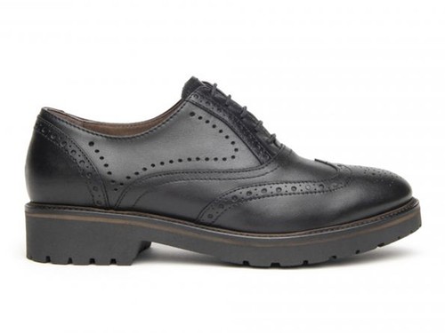 Clarks Orianna Derby Pelle nera | Scarpe Stringate Donna - Carbon Manna