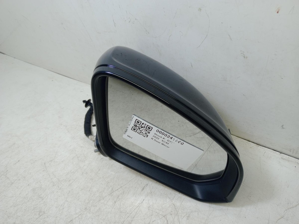 VOLVO XC40 DOOR MIRROR RIGHT BLACK STONE 019 PHEV 31477680 MK1 