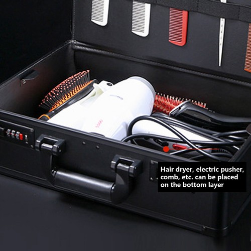 Large Barber Tool Storage Portable Travel Carry Case/Hairdresser's Bag Box USA - Picture 13 of 14