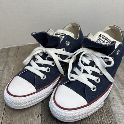 Converse Chuck Taylor All Star Blue Womans Dual Tongue Red