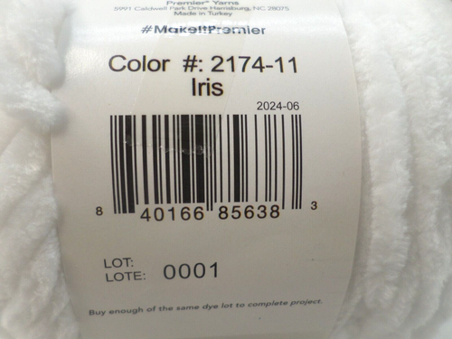 Premier Minikins Chenille Yarn Lot of 3 Iris - Picture 4 of 5