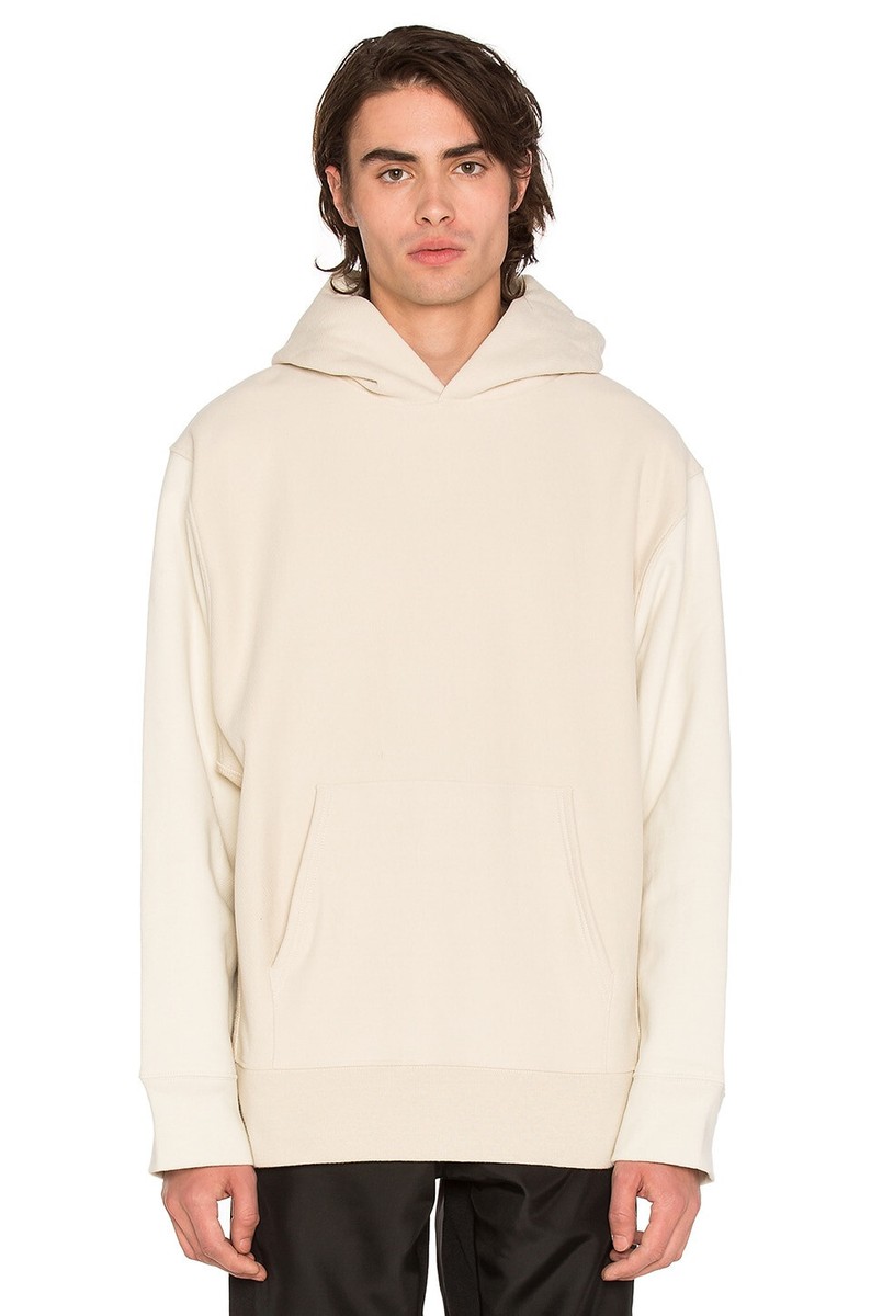 YEEZY Season 3 Two Tone Hoodie Off-White Cream Kayne West New  