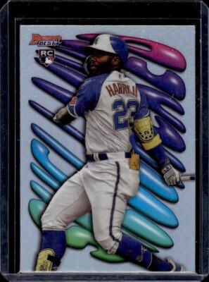 2023 Bowman's Best Baseball Michael Harris II Shellacked RC