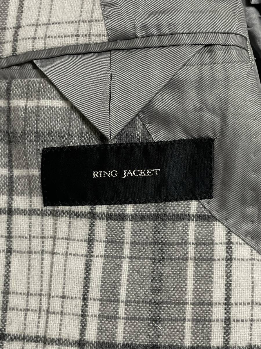 Ring Jacket Unconstructed Jacket Gray Size 44 Che… - image 7
