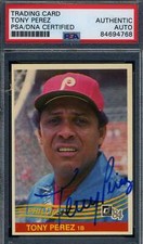 Tony Perez Cards, Rookie Card and Autographed Memorabilia Guide 35