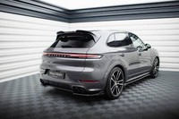 Spoiler CAP FüR Porsche Cayenne Mk3 Facelift Schwarz Heckspoiler Dachspoiler