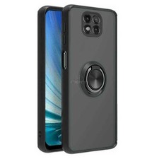 For Motorola Moto G Power 2021 Case Shockproof Ring Stand Cover Tempered Glass
