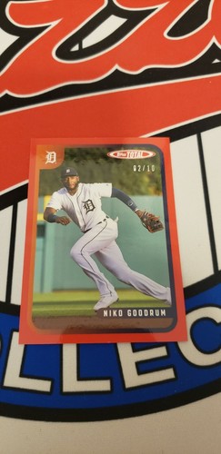 2020 TOPPS TOTAL WAVE 4 RED PARALLEL CARD /10 TIGERS NIKO GOODRUM #392