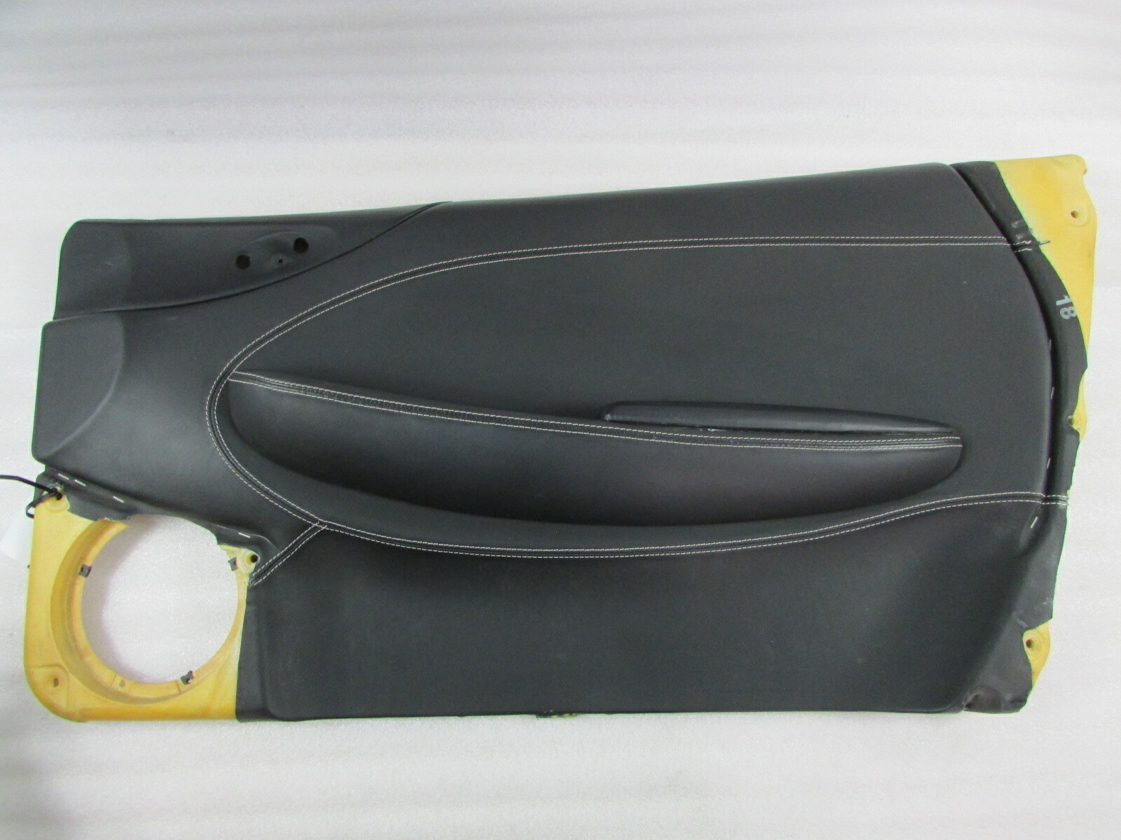 Ferrari 360 RH, Right Door Panel, Black with White Stitching, Used P/N 65007500