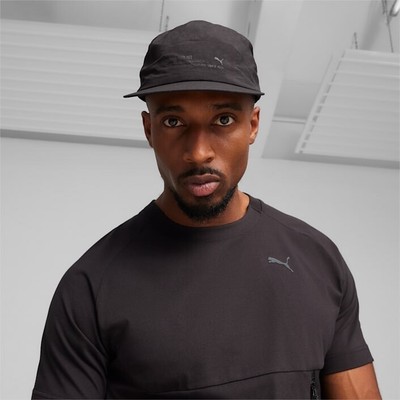 PUMA FWD 5 Panel Cap Flat Brim Vegan 025170-01 black unisex Adult One Size !NEU!
