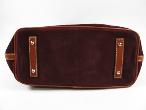 Dooney & Bourke Wildleder Tasche Burgund Weinfarben (26) - Bild 8 von 12