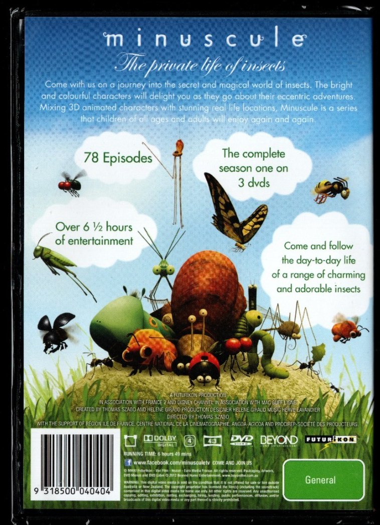 Minuscule-The Private Life of Insects-The Complete Collection (DVD