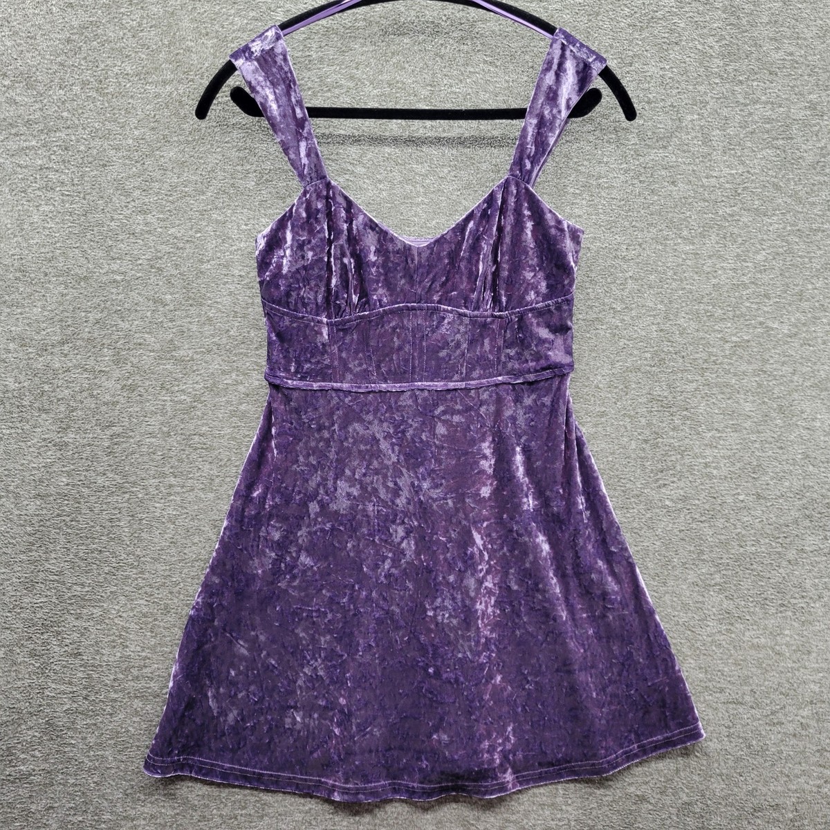 knee length dresses for ladies Cute A Line Purple Off Shoulder Short Prom Dress,Homecoming Dress US 2 / Purple main image 0