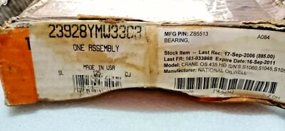 NEW 23928 YMW33C3 Spherical Roller Bearings TORRINGTON USA BOX PACK 23928 W33 C3