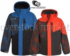 NEW BOYS FREE COUNTRY CUBIC DOBBY BOARDER JACKET WINTER COAT VARIETY 