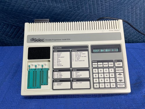 Digelec Portable Programmer Model 834 w/ Software Pack 824/834 , Guide ...