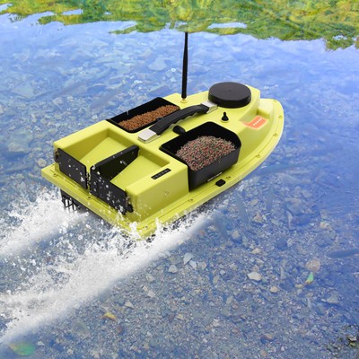 500M Kabellos Futterboot Mit GPS K?derboot Baitboat Fischerk?der LED Fischfinder