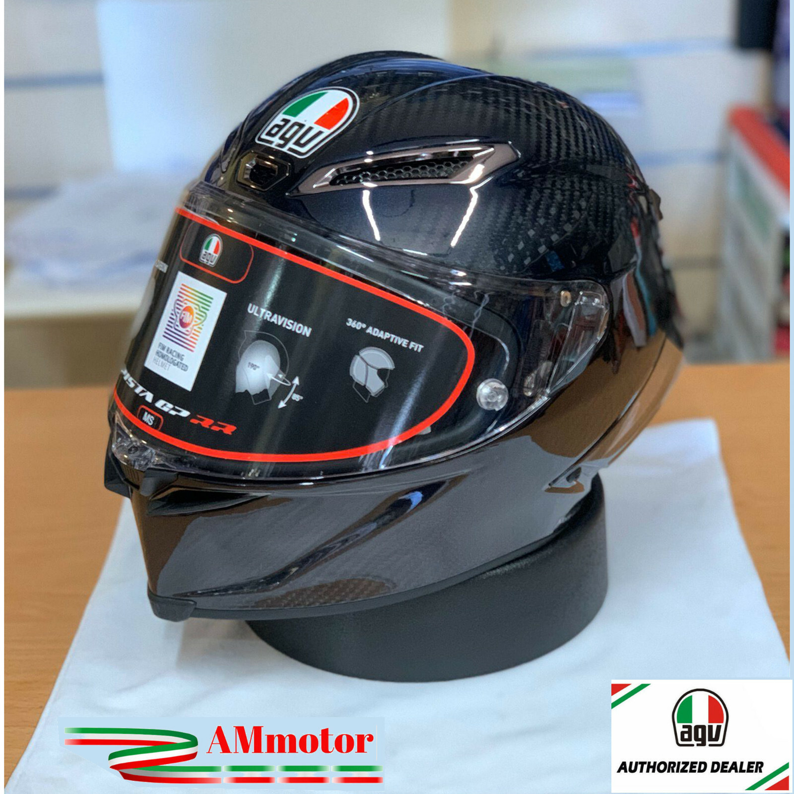 AGV Pista GP RR Casco Integrale per Moto, Adulto Unisex, Taglia ML -  Scuderia Carbon/White/Red | Acquisti Online su eBay