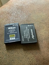 NIKON LITHIUM ION BATTERY PACK EN-EL12 3.7V One Oem One Not LOT OF 2