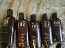 FIVE AMERICAN CREW MENS DAILY SHAMPOO BOTTLES...