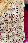 Brand new Vintage Handmade Crochet Lace Tablecloth Ecru/cream — photo 3