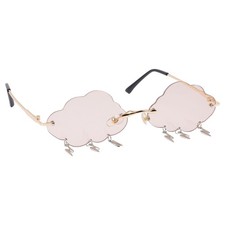 Festival Glasses Cloud Eyeglasses Irregular Shaped Sunglasses Decoration