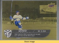 2024-25 Upper Deck Game Dated Moments Gold /100 Cam Fowler #39 READ vk3
