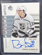  2019-20 SP Authentic #188 Tobias Bjornfot FW AU /999 RC