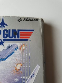 Top Gun Nintendo Nes Game UK Version Boxed With Manual Konami 1988