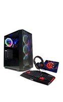 CyberPowerPC Eurus Desktop PC Bundle Ryzen 5 5600G 8GB 500GB SSD Headphones