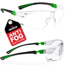 Safety Glasses Clear Anti-Fog Scratch Resistant UV Protection