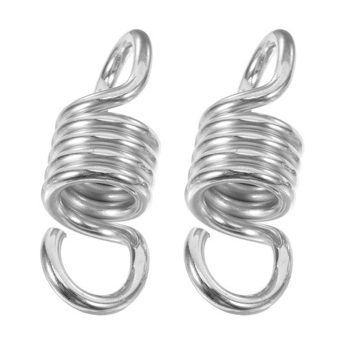  2 Pcs Hook Suspension Porch Swing Springs for Hammock Chair Heavy Duty - Zdjęcie 12 z 12