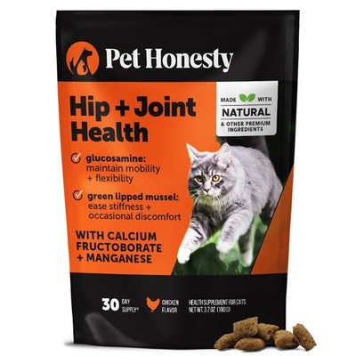 Cat Joint Health Chews - Glucosamine, Chondroitin & Omega-3 for Mobility 30-Day