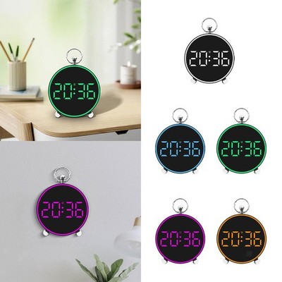 Digitaler Wecker, Wanduhr, Temperaturanzeige für Zuhause, Schlafzimmer,