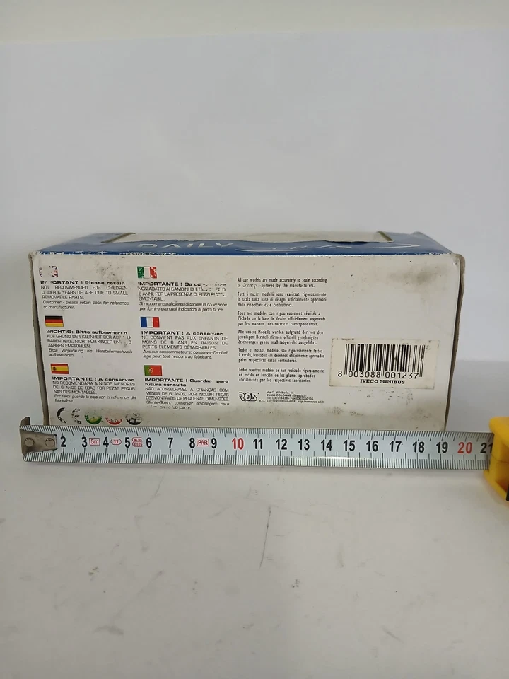 Lotto Daily Iveco ROS 1:43 inusati, no Politoys-Mebetoys-Burago-Mercury-Solido. - Immagine 4 di 4
