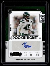 2021 Panini Contenders Rookie Ticket Auto Hamsah Nasirildeen #228 A