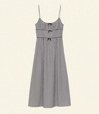 NWT Doen Belline Bow Tie Gingham Dress Medium