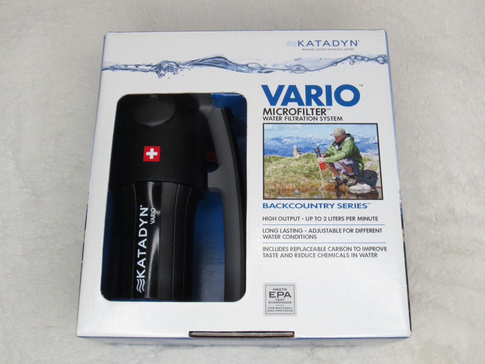 Katadyn Vario Portable Water Filter Backcountry Series - Use