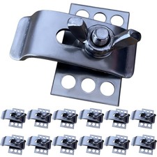 Package Of 12 SUS 304 Stainless Undermount Sink Bracket Clip. Universal Heavy