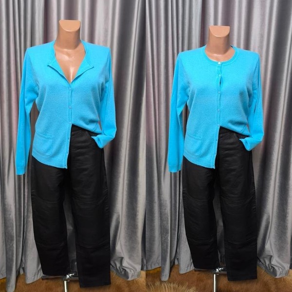 Women Gerry Weber Sweater Blue Cashmere S