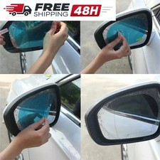 2pcs Anti-Fog Anti-Glare Rainproof Car Rearview Mirror Film Protective Sticker