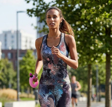 Bas Bleu FUSION TOP 50 Débardeur Sport Femme Fitness Running Multicolore T. S
