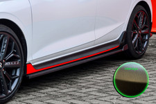 Seitenschweller mit Wing hinten aus ABS für Hyundai I20 N Performance in OEM Opt