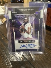 2025 Leaf Optichrome - Autographs Kyron Drones, Kyron Drones #BA-KD1 Purple  4/5
