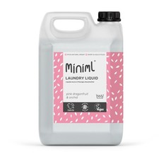 Miniml Laundry Liquid Washing Detergent 5L Refill - Natural Non Bio Pink 5.23 per litre