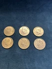 kennedy half dollar lot of 6 40 silver
