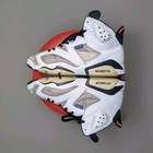 Nike Air Jordan 6 Retro Flight Nostalgia Size 8 Flint Grey LTR Vintage Sneakers — photo 7