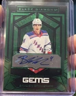 BRADEN SCHNEIDER 22-23 UD BLACK DIAMOND - ROOKIE GEMS AUTO GREEN # /5 RC SSP