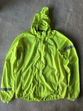 Nike Storm Fit Neon Yellow Reflective Running Lightweight Windbreaker Jacket Med