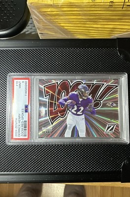 2024 Panini Zenith - Zoom Red Derrick Henry #10 Spokes /50